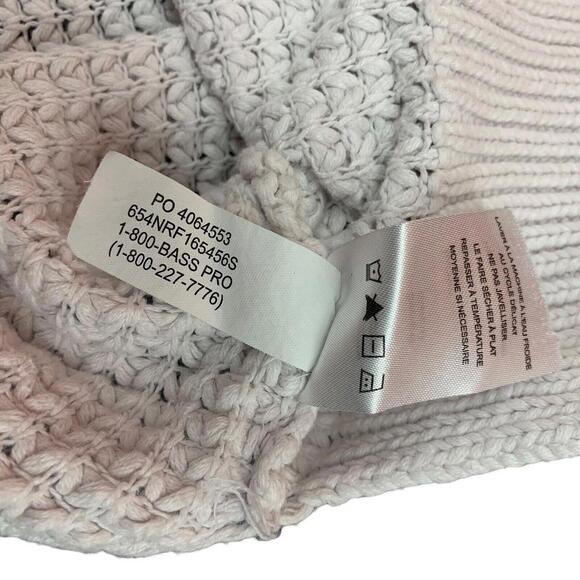 Natural Reflections Womens Off White Waffle Knit Pullover Sweater Size 2XL READ‌ - Picture 5 of 8